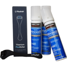 SET Kirkland Minoxidil Foam - Na 3 měsíce + Dermaroller Plushair