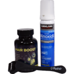 Set Kirkland Minoxidil Foam + Vitamíny Hair BOOST™ + Dermaroller  - na 1 měsíc