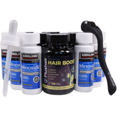 Set Minoxidil + Vitamíny + Dermaroller - na 6 měsíců