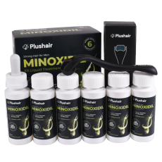 SET Plushair Minoxidil roztok - Na 6 měsíců + Dermaroller Plushair