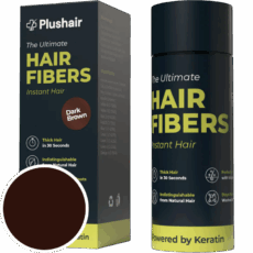 Plushair HAIR FIBERS vlasová vlákna - tmavě hnědá