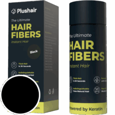 Plushair HAIR FIBERS vlasová vlákna - černá
