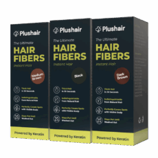 COLORMIX 3 balení Plushair HAIR FIBERS vlasová vlákna